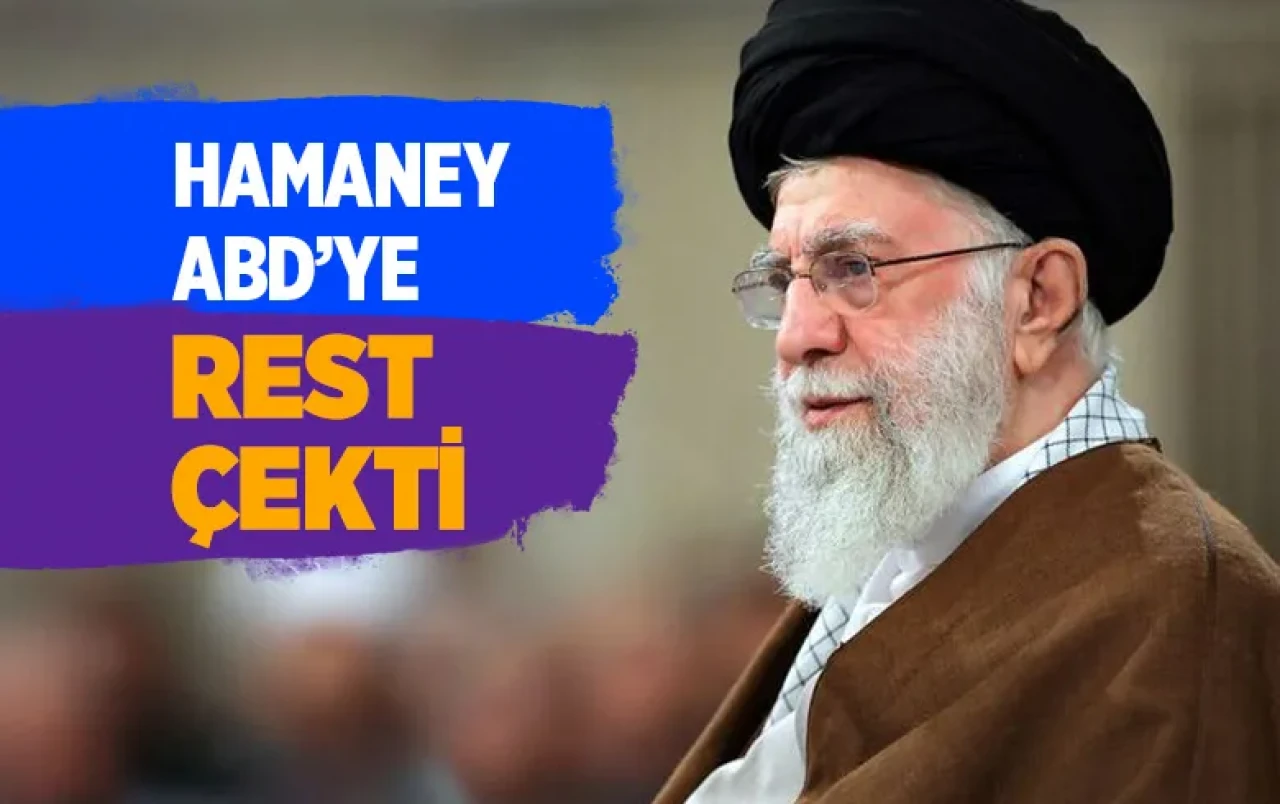 Hamaney ABD’ye rest çekti: bu millet teslim olmaz