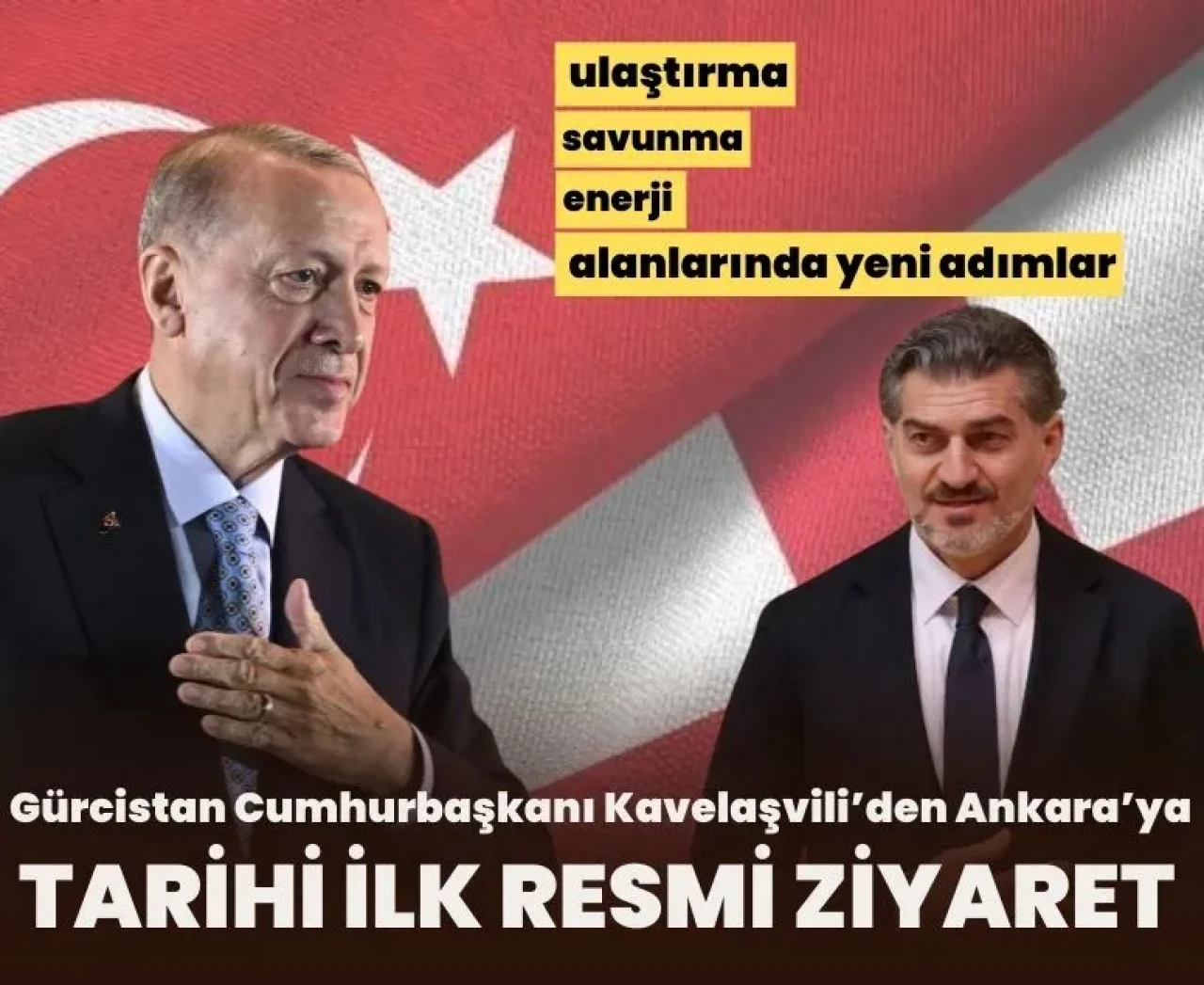 Türkiye-Gürcistan ilişkilerinde yeni dönem: Ticaret hedefi 5 milyar dolar
