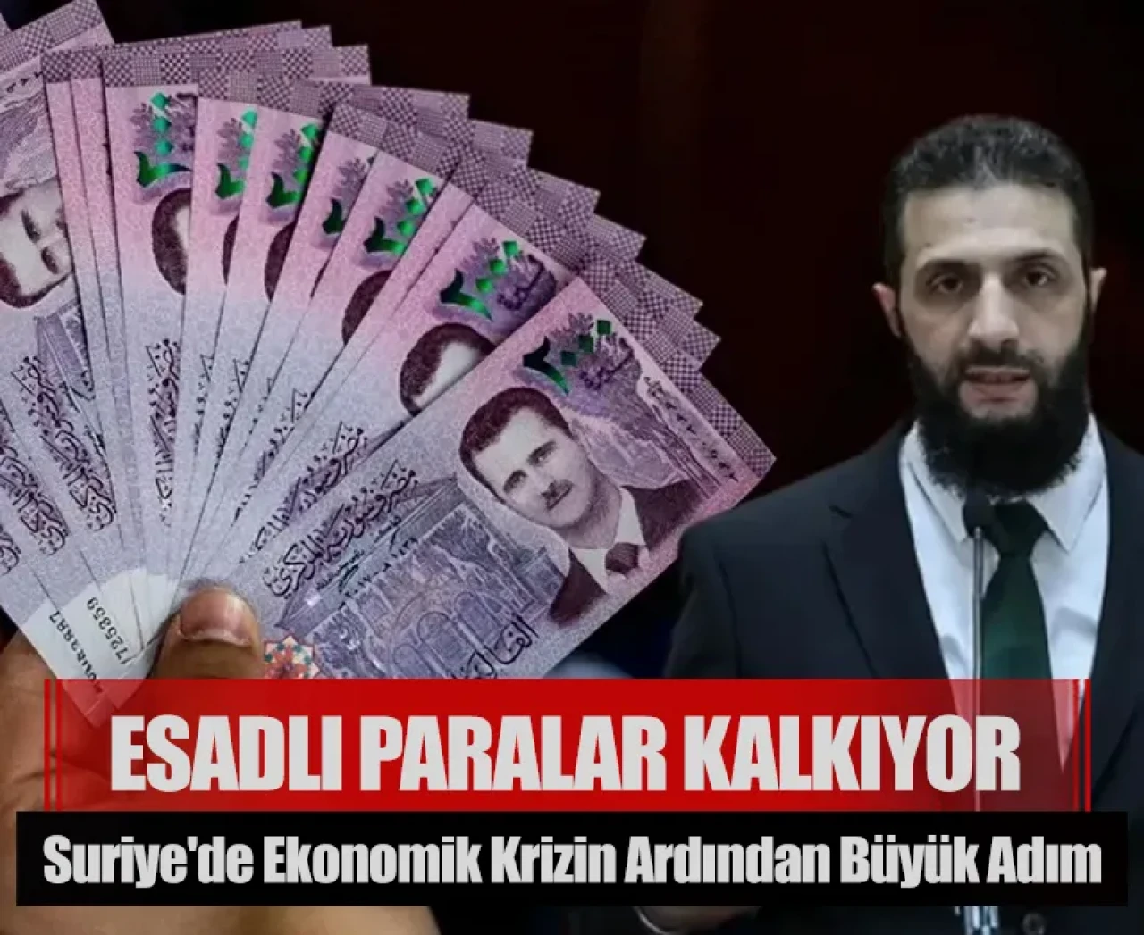 Suriye'de ekonomik krizin ardından büyük adım: Esadlı paralar kalkıyor