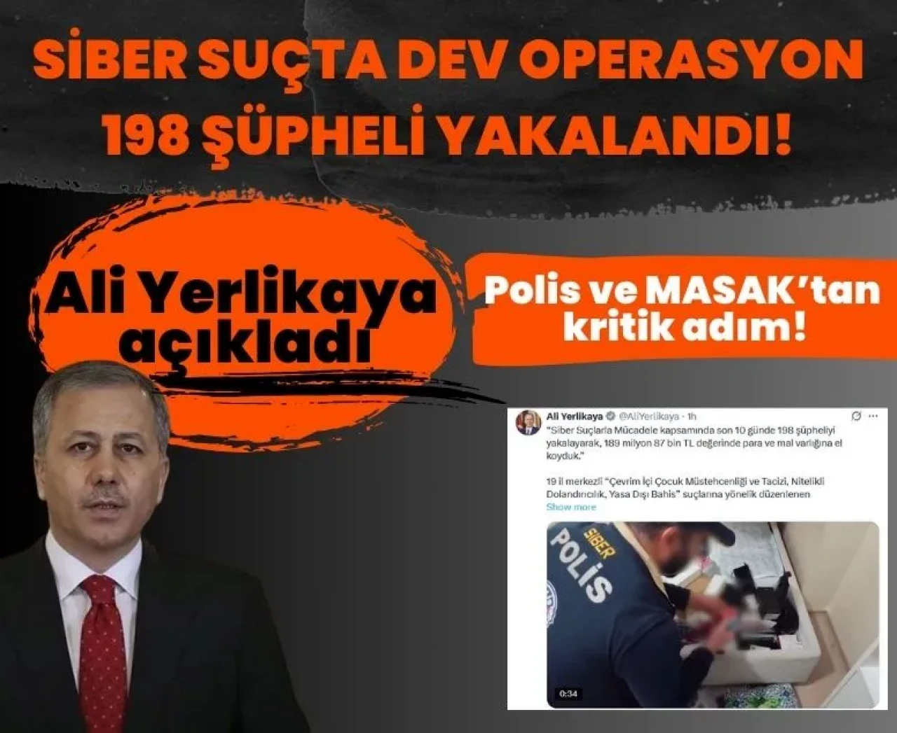 Çocuk tacizi ve yasa dışı bahis operasyonu: 198 şüpheli gözaltında