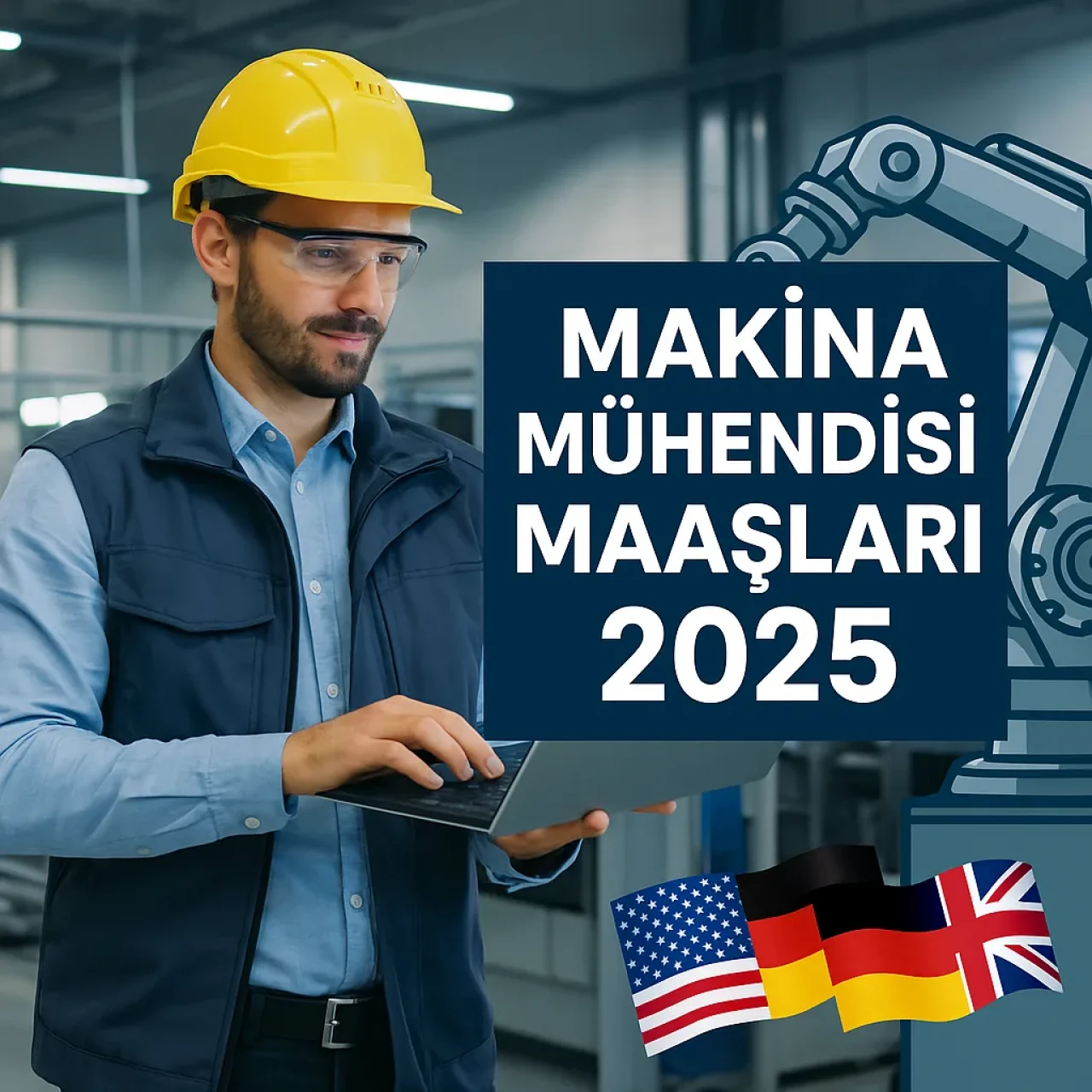 Makina Mühendisi maaşı 2025'te ne kadar? Makina Mühendisi maaşları güncel tablo
