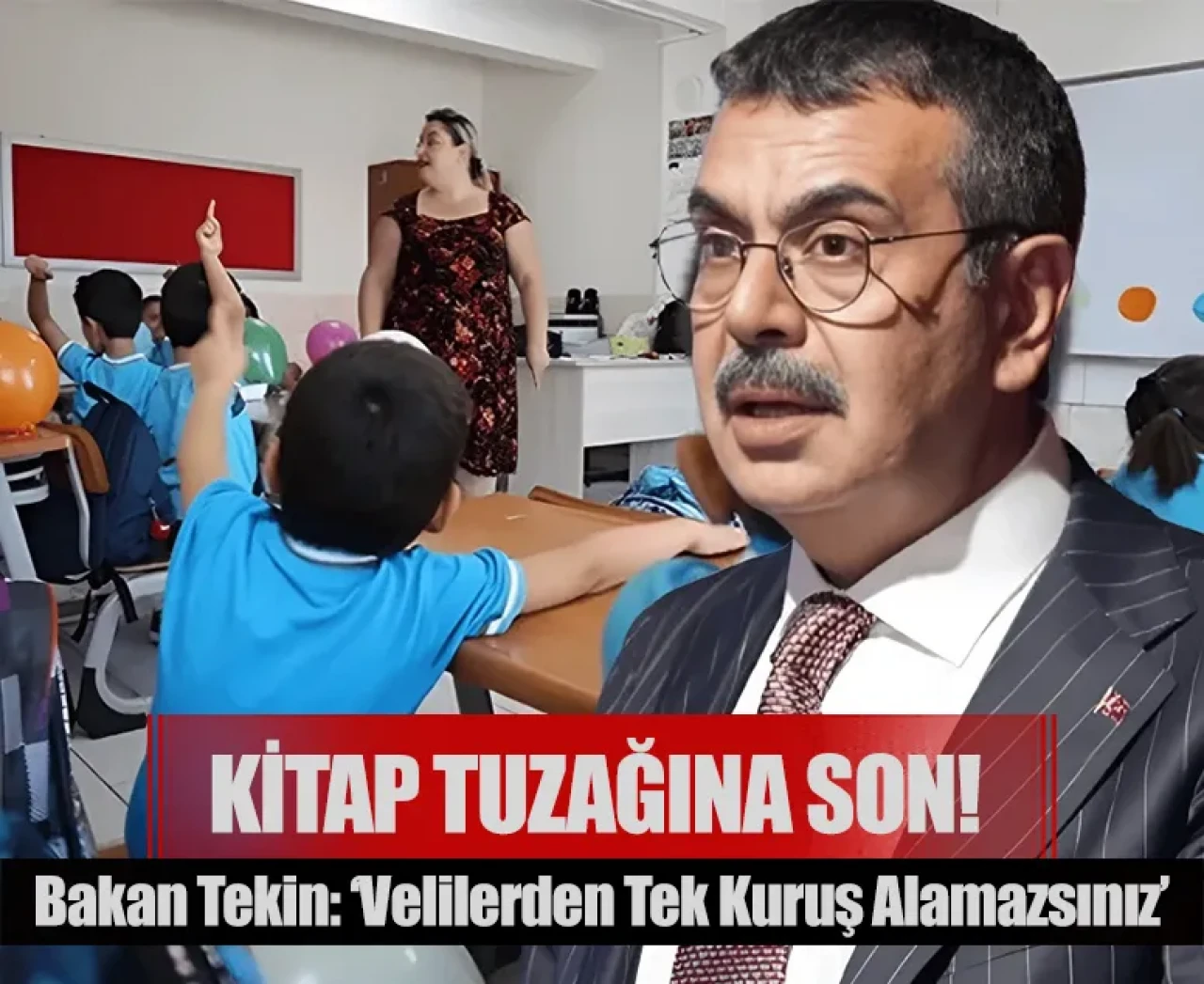 Bakan Tekin’den özel okullara sert uyarı: Kitap baskısı yapana okul kapatma!
