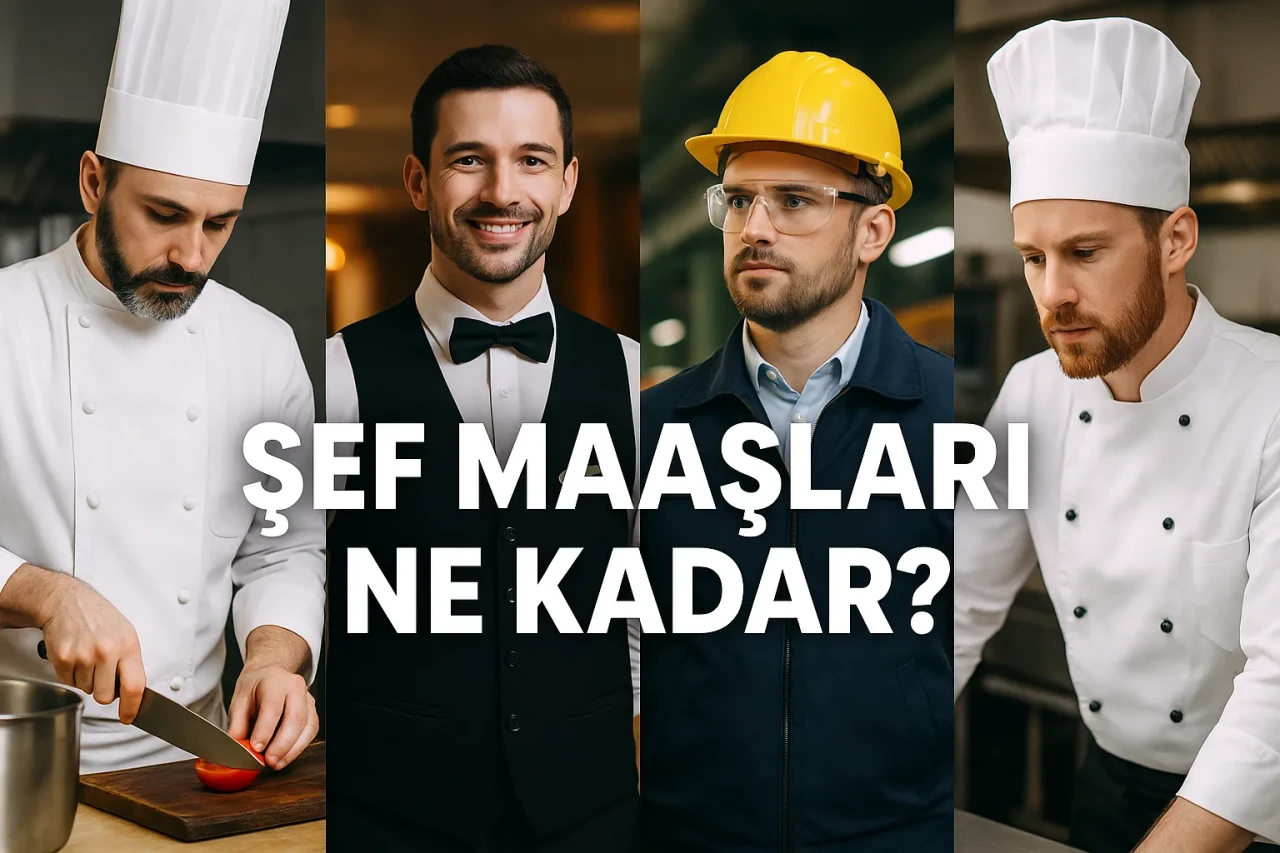 Şef maaşları ne kadar oldu? 2025 güncel maaş tablosu