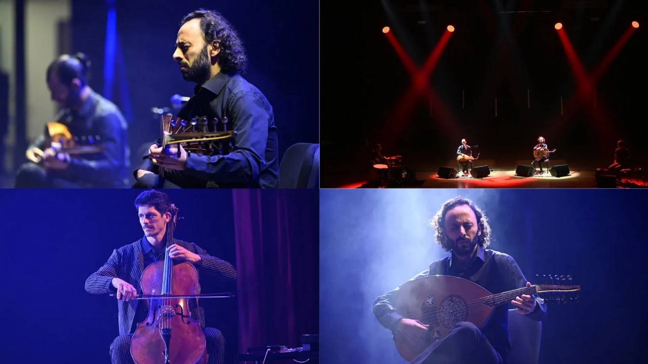 Le Trio Joubran Kayseri’de sahne aldı: Filistin’e sanatla destek
