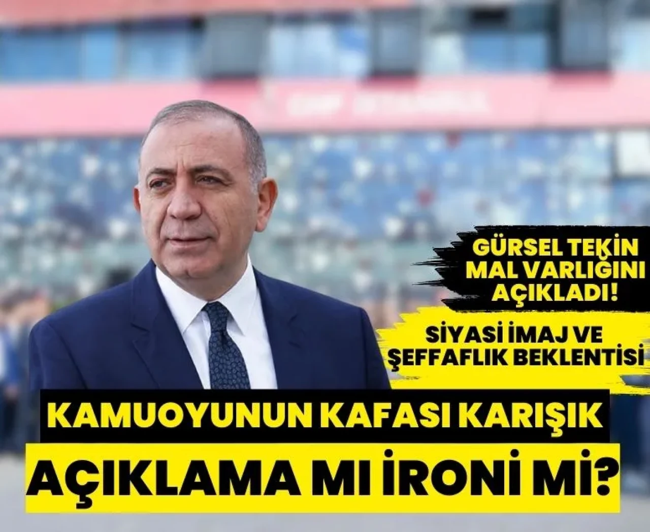 Siyasi şeffaflık tartışması alevlendi: Gürsel Tekin mal varlığını açıkladı!