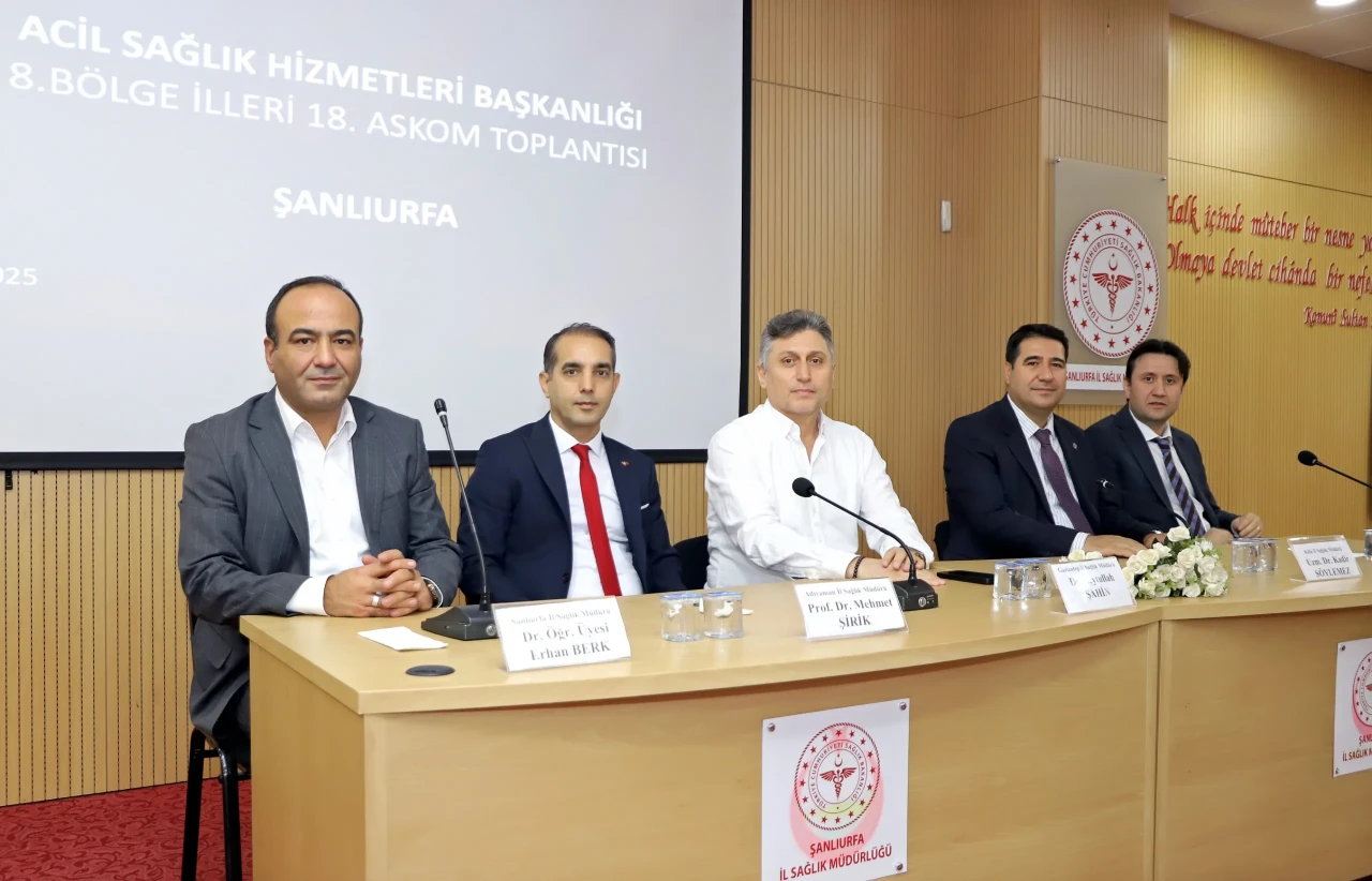 18. ASKOM Şanlıurfa’da yapıldı: Acil sağlıkta koordinasyon güçleniyor
