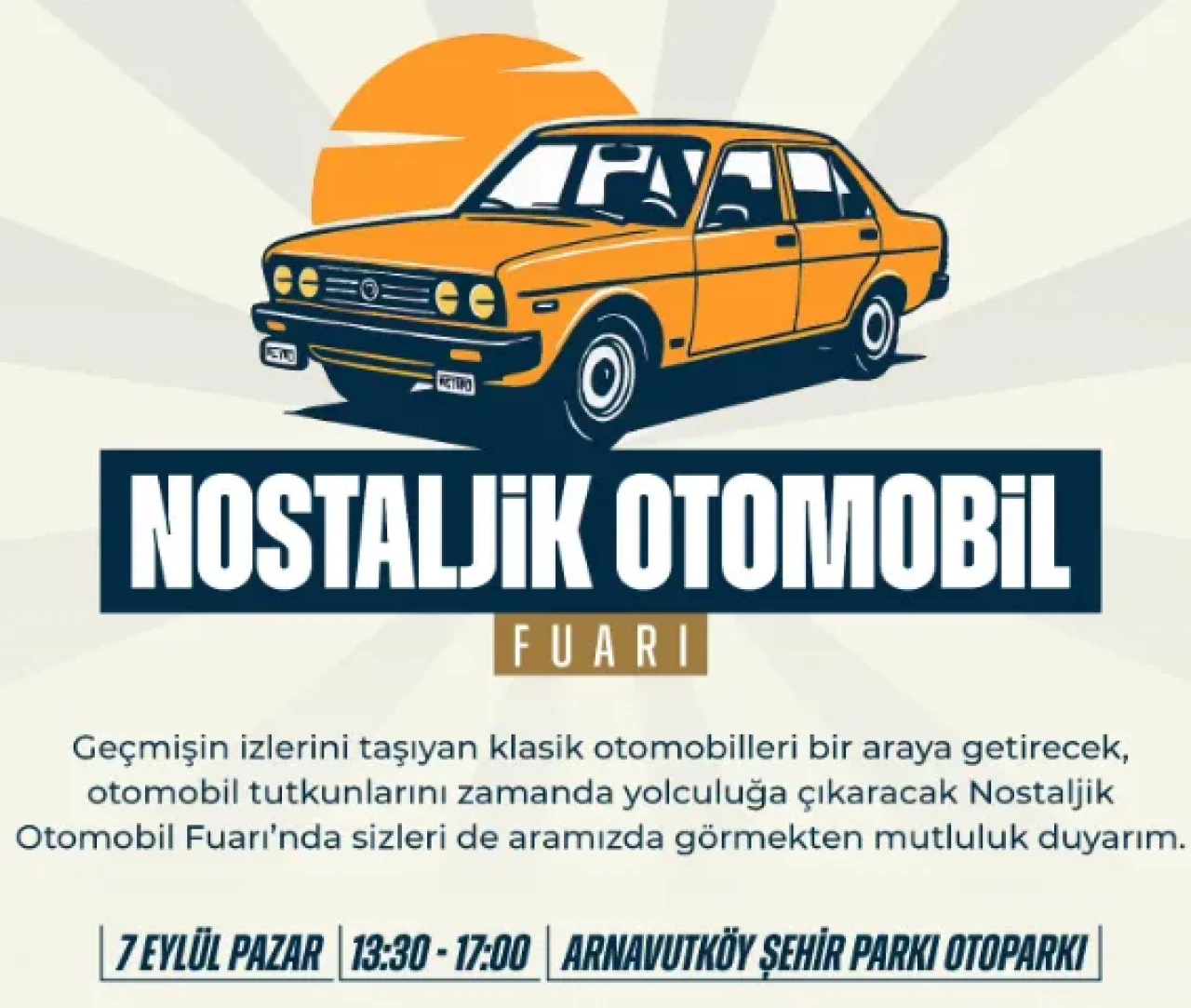 Klasik otomobil tutkunları Arnavutköy'de buluşuyor