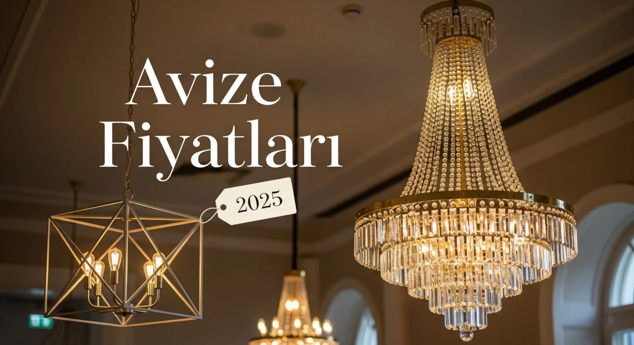 Avize Fiyatları Ne Kadar? 2025’te  Avize Fiyatları En Ucuz Hangisi ve Kimler İçin Uygun?