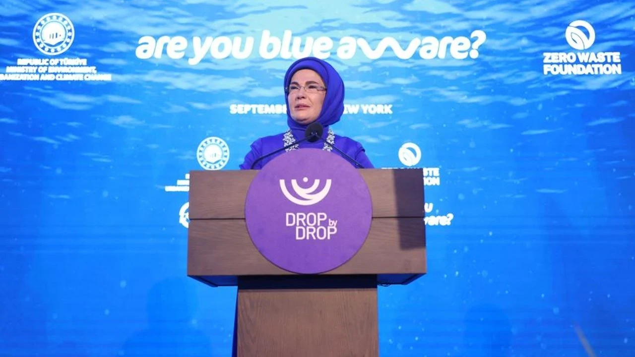 Emine Erdoğan’dan New York’ta Gazze çıkışı : 'Bir su bardağının bedeli insan canı olmamalı'