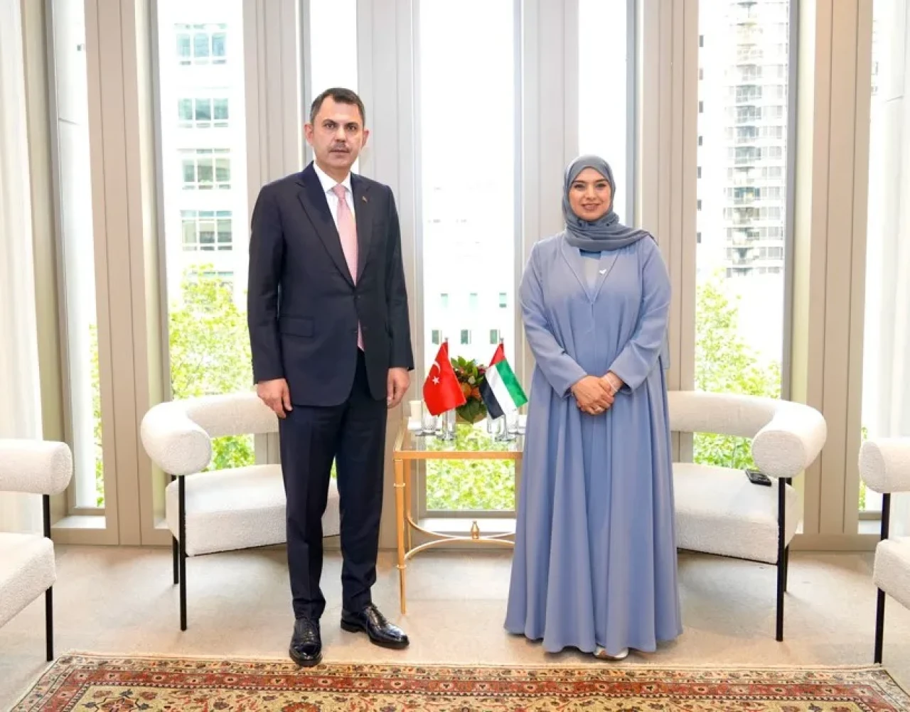 BM’de çevre diplomasisi: Bakan Murat Kurum, BAE’li mevkidaşıyla görüştü