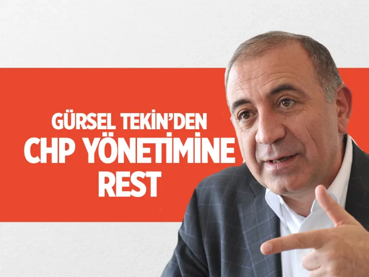 Gürsel Tekin'den CHP yönetimine rest: Kongreyle değil, yargıyla geldik