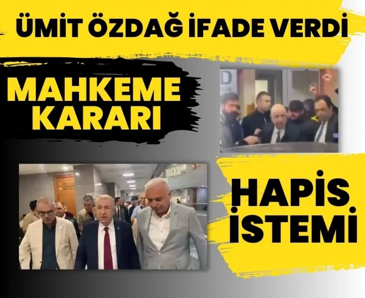 Ümit Özdağ davasında flaş gelişme: Adliye önünde gergin gün