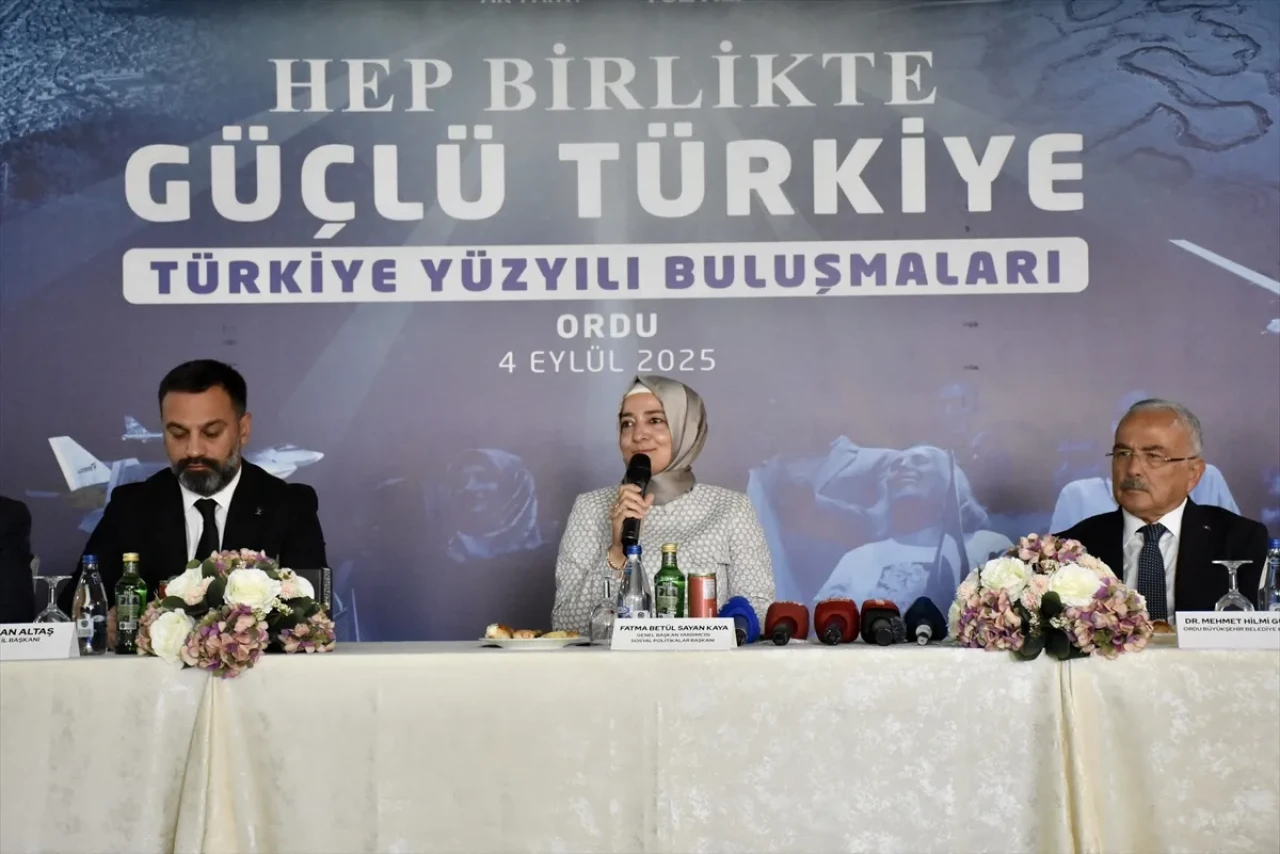 AK Parti Genel Başkan Yardımcısı Kaya: 'Partimiz Türkiye'ye öz güven aşıladı'