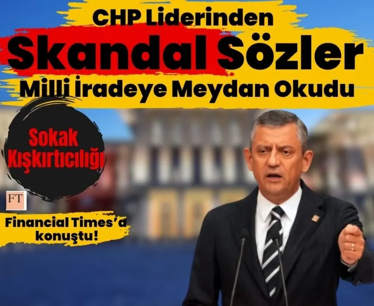 Özgür Özel’den skandal tehdit: 'Hayatı durdurabiliriz'
