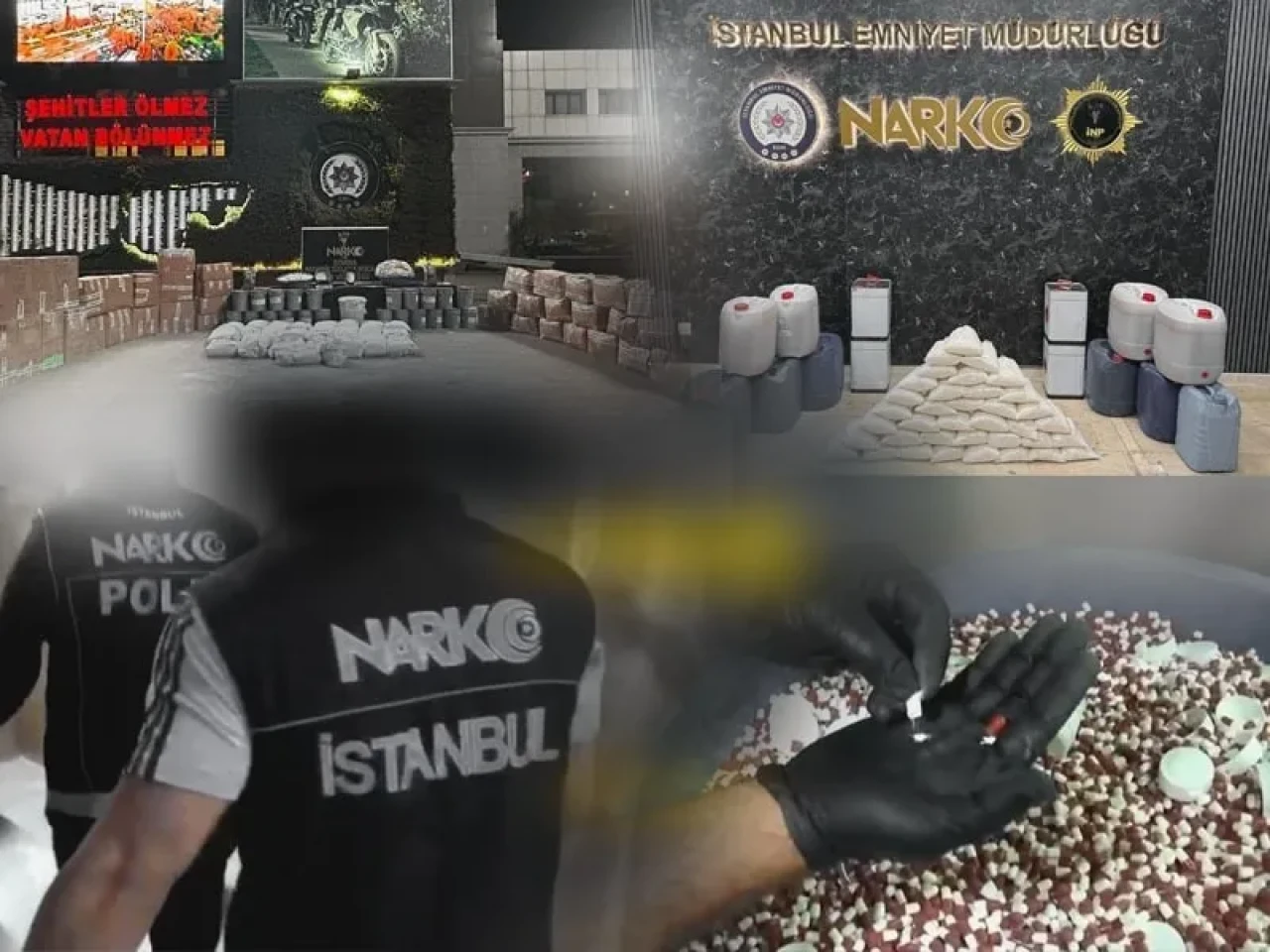 İstanbul’da zehir tacirlerine ağır darbe vuruldu: 1,5 milyon hap, yüzlerce kilo uyuşturucu
