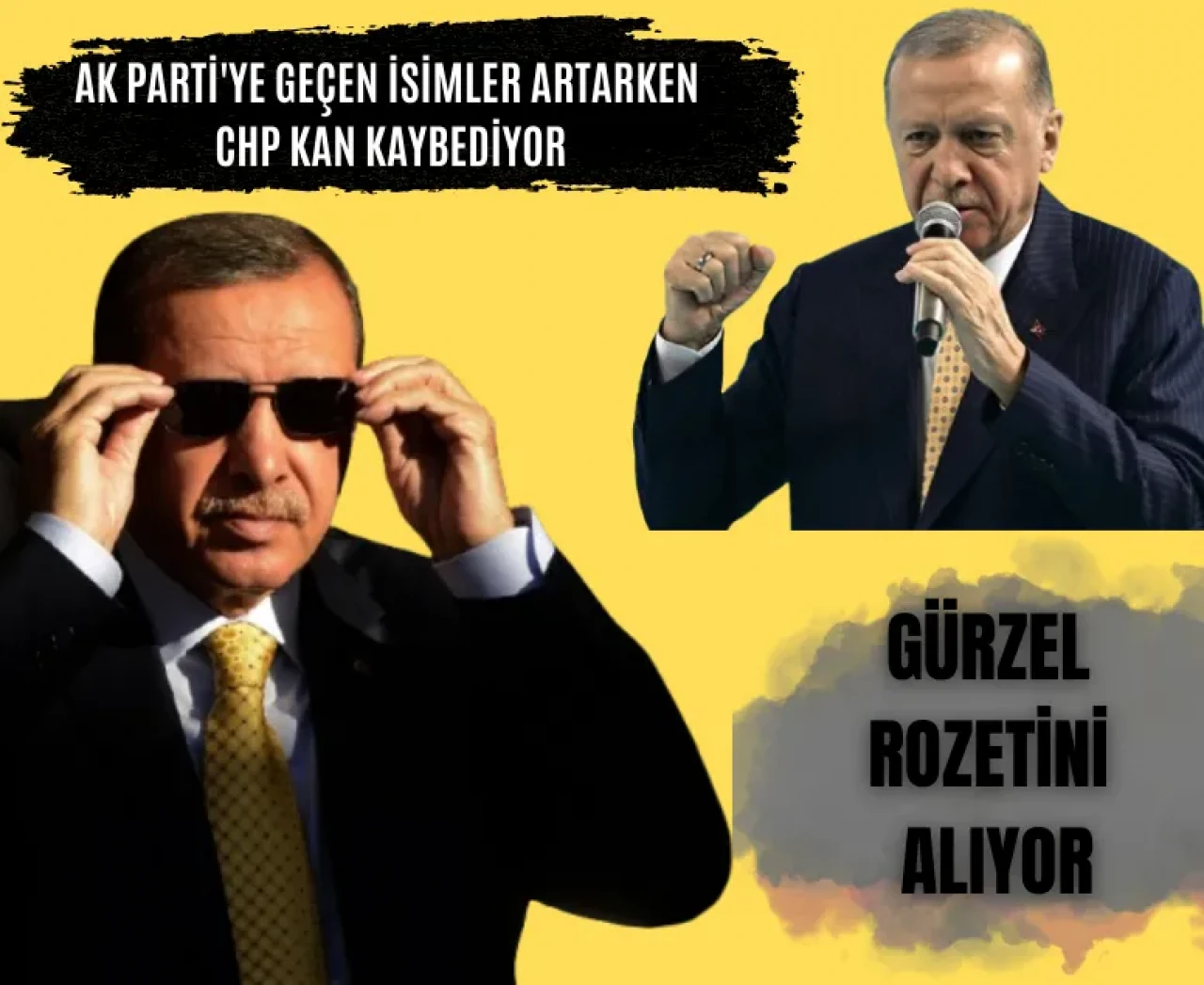 AK Parti'ye geçen isimler artarken CHP kan kaybediyor: Gürzel rozetini alıyor
