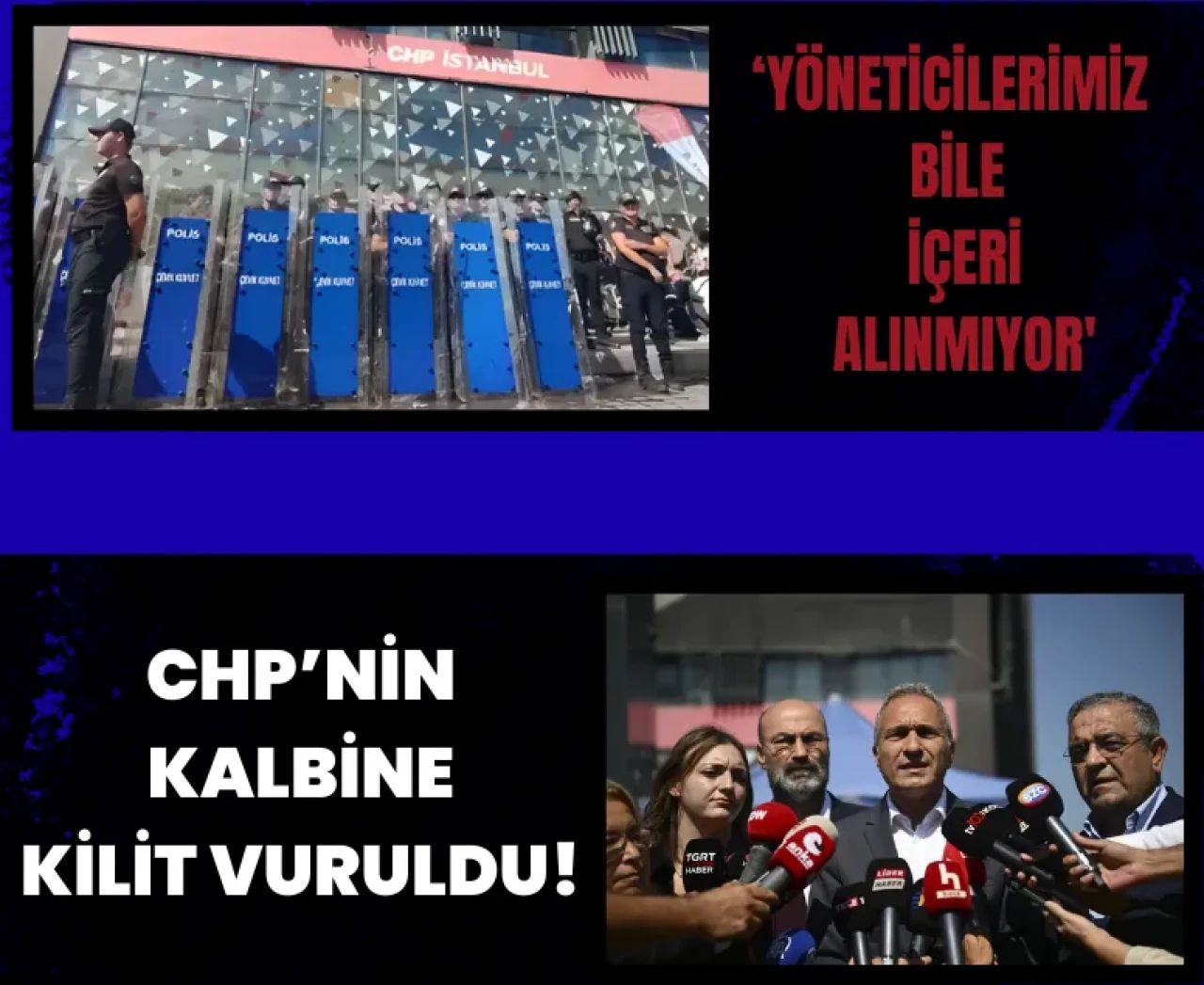 CHP’nin kalbine kilit vuruldu! Özçağdaş: 'Yöneticilerimiz bile içeri alınmıyor'