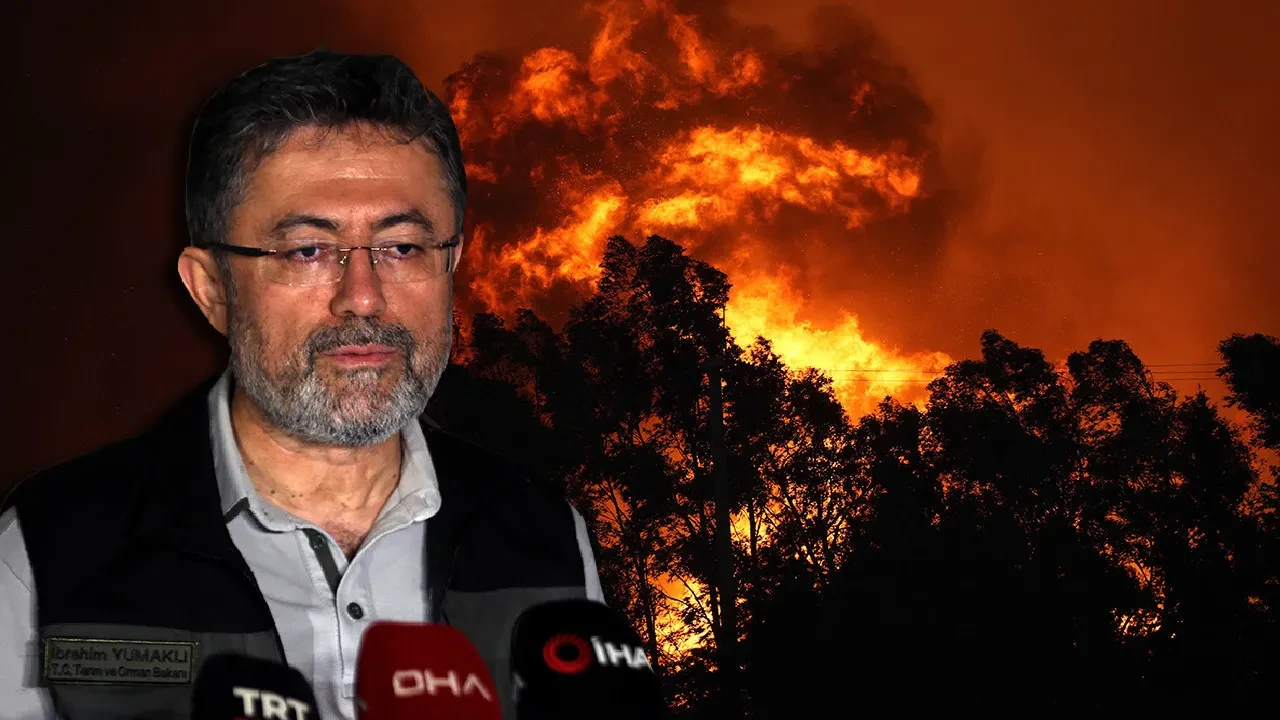 Karabük-Kastamonu sınırı alev alev: Bakan Yumaklı son durumu paylaştı