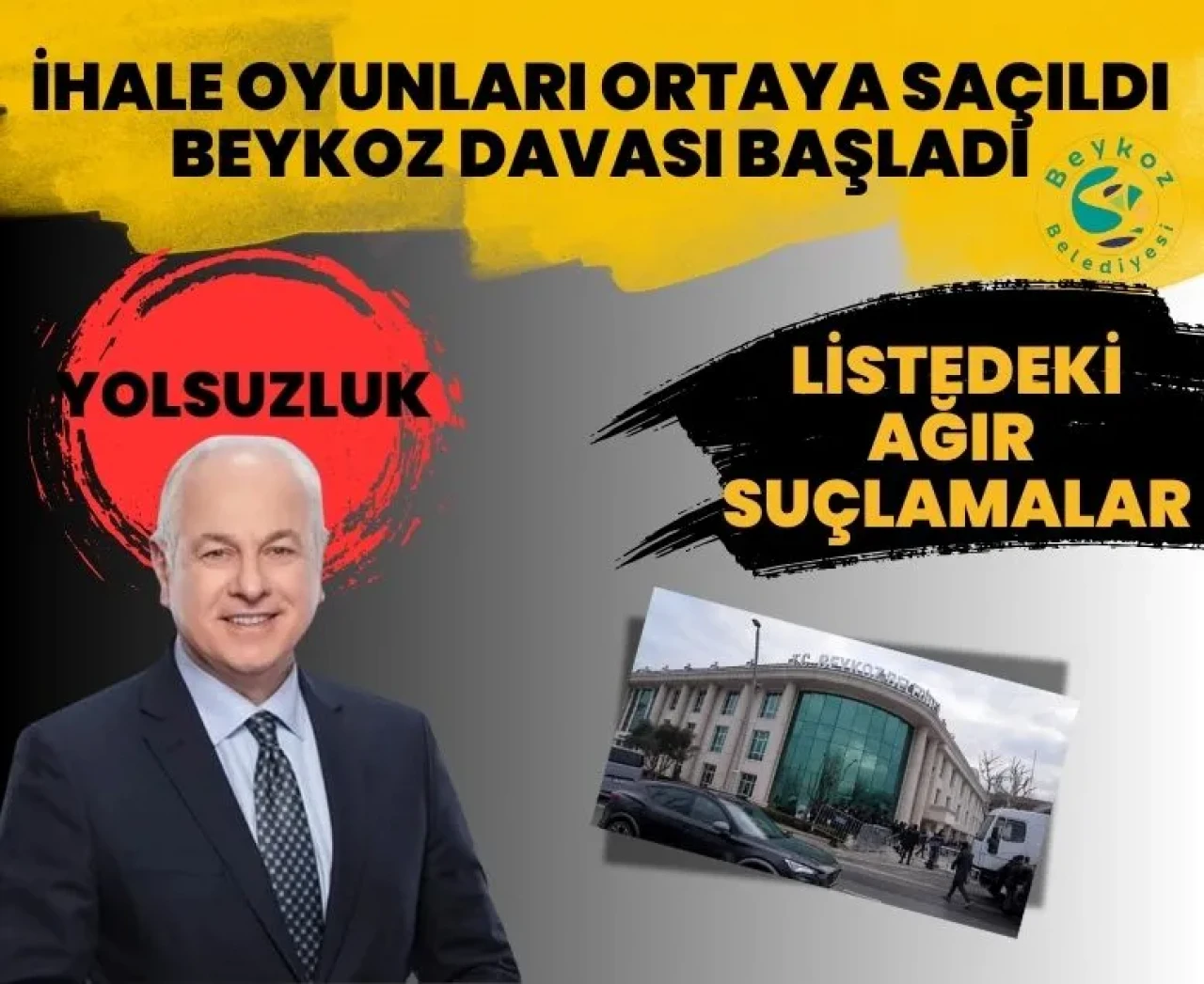 Beykoz’da büyük yolsuzluk davası: Başkan ve 25 sanık yargıda