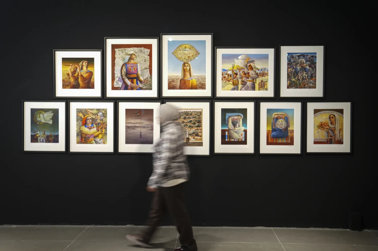 "Hala Yaşıyorum" sergisiyle Filistin'in direnişi ve umudu İstanbul'da sanata dönüştü