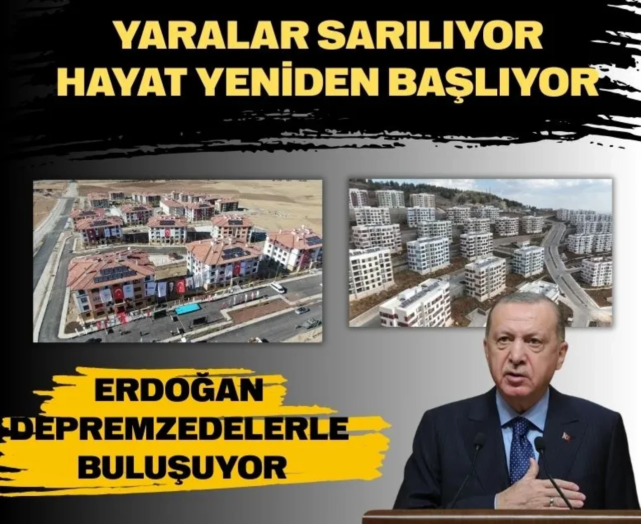 Cumhurbaşkanı Erdoğan, 300 bininci deprem konutunun teslimi için Malatya'ya gidiyor