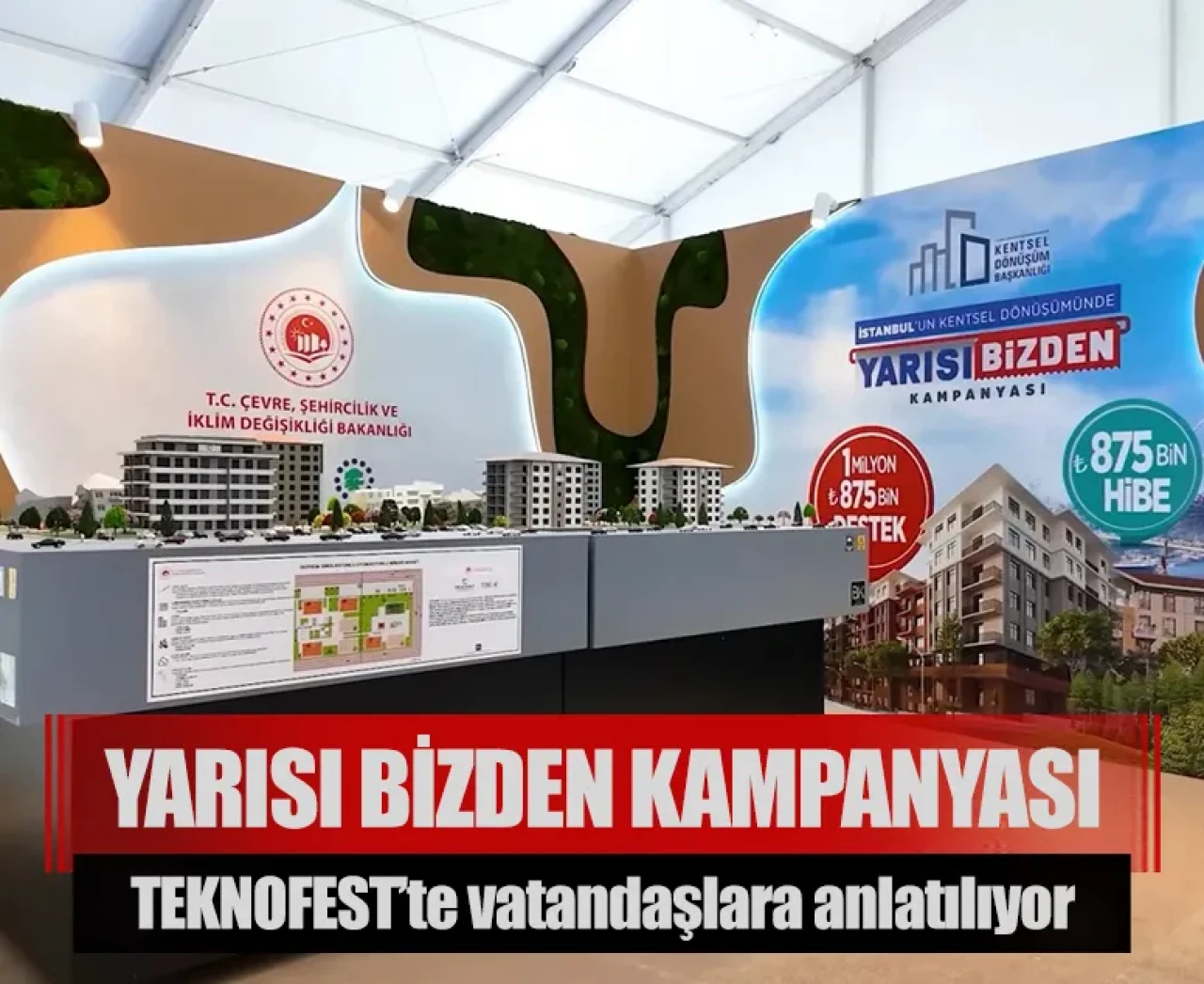 Yarısı Bizden Kampanyası TEKNOFEST’te vatandaşlara anlatılıyor