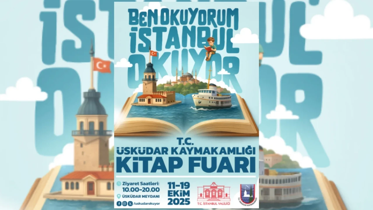 Üsküdar kitap fuarı 11 Ekim’de başlıyor: Sonbaharın kültür durağı hazır