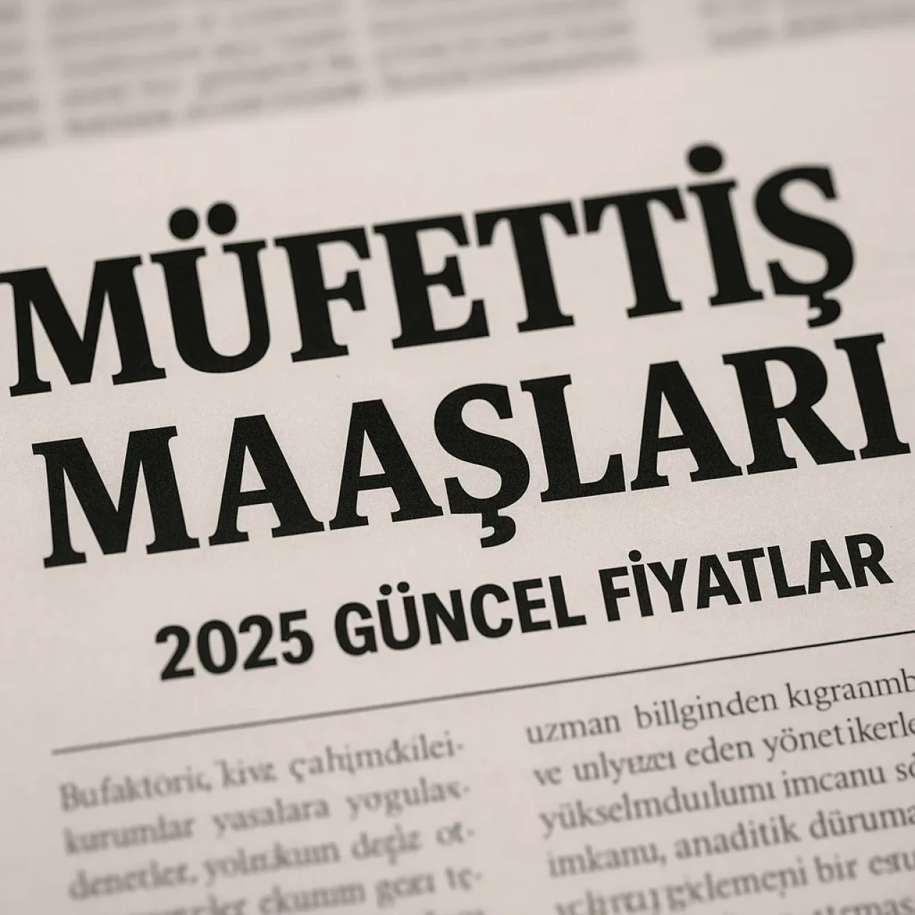 Müfettiş maaşları ne kadar oldu? 2025 için güncel tablo