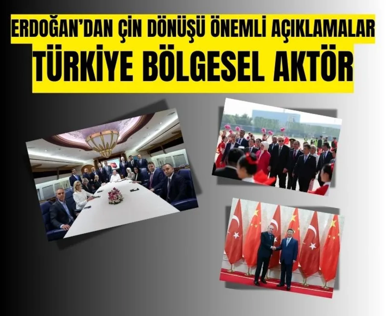 Cumhurbaşkanı Erdoğan’dan Çin dönüşü önemli mesajlar: 'Türkiye bölgesel aktör'