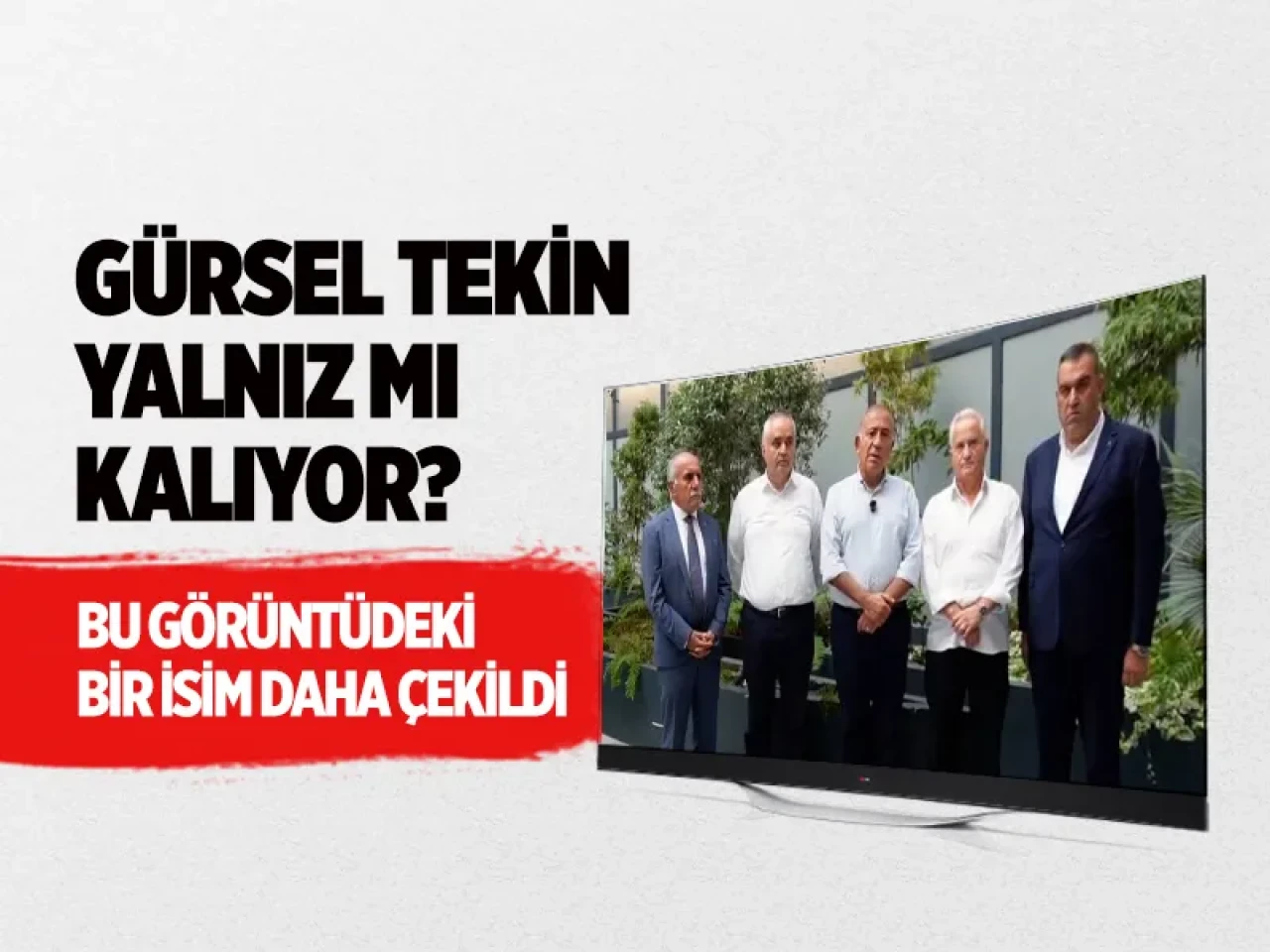 Müjdat Gürbüz de gitti! Gürsel Tekin yalnız mı kalıyor?