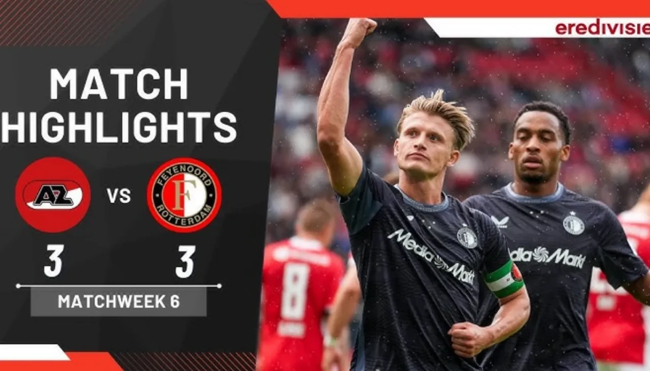 Hollanda Eredivisie’de 6. Hafta tamamlandı: Zirvede Feyenoord, PSV takipte!