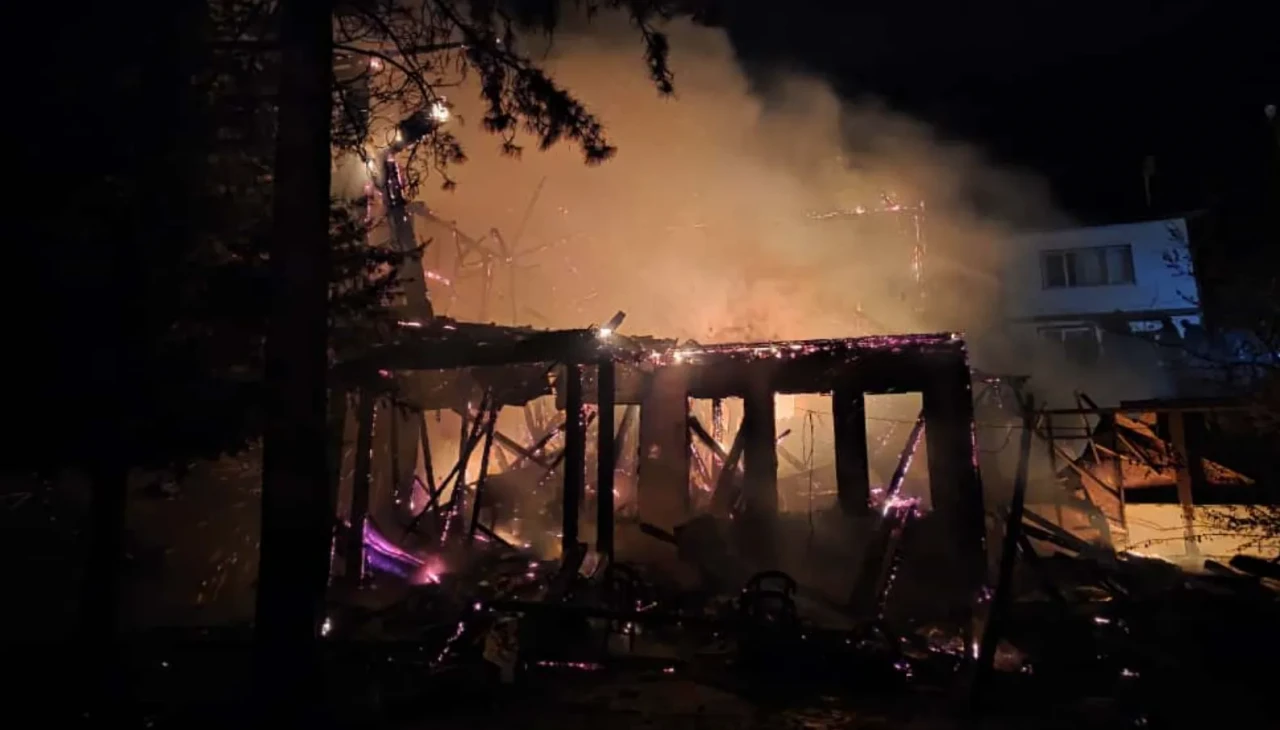 Mudurnu’da eski konakta şok eden yangın!