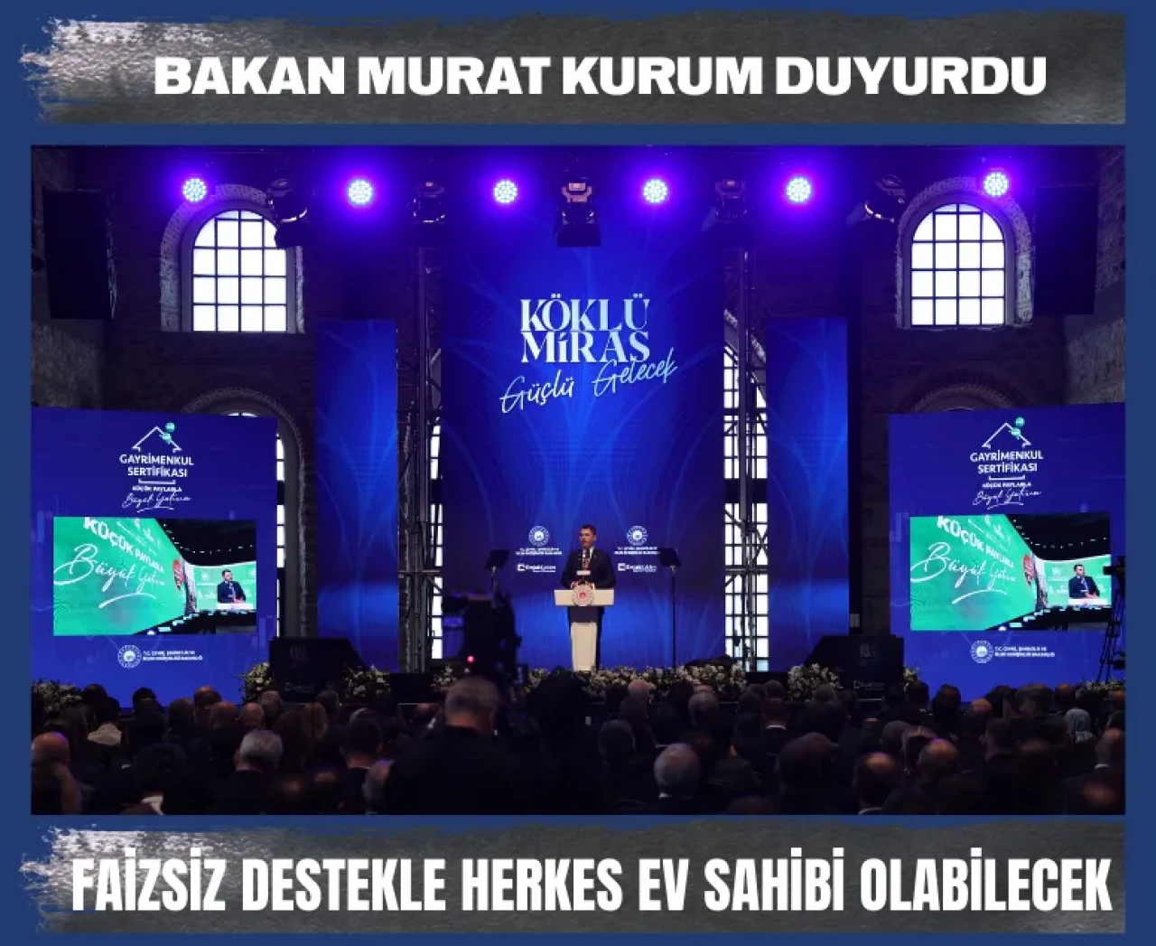 Bakan Kurum duyurdu: Faizsiz destekle herkes ev sahibi olabilecek