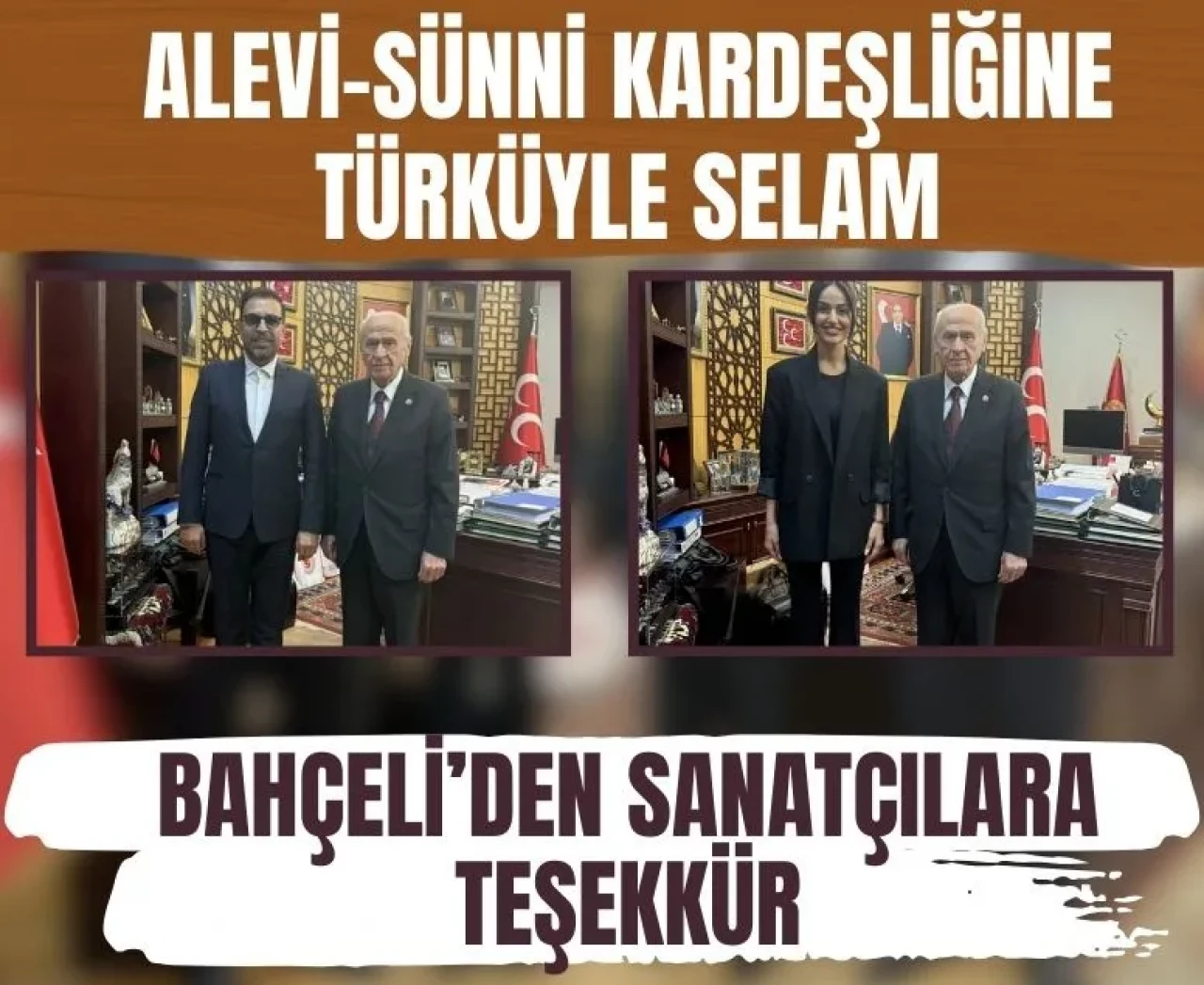 Bahçeli’den sanatçılara teşekkür: Alevi-Sünni kardeşliğine vurgu!
