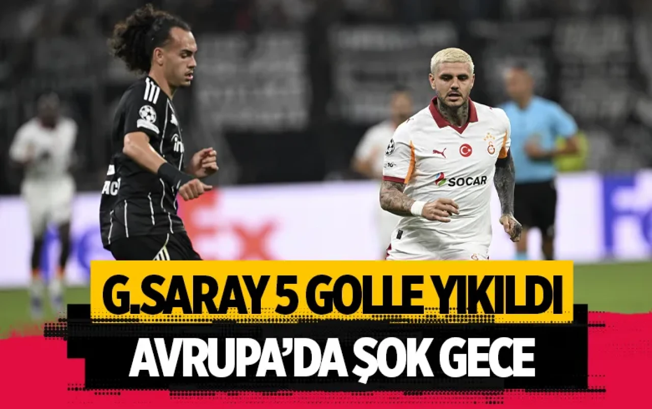 Avrupa’da şok gece: Galatasaray Almanya’da 5 golle yıkıldı