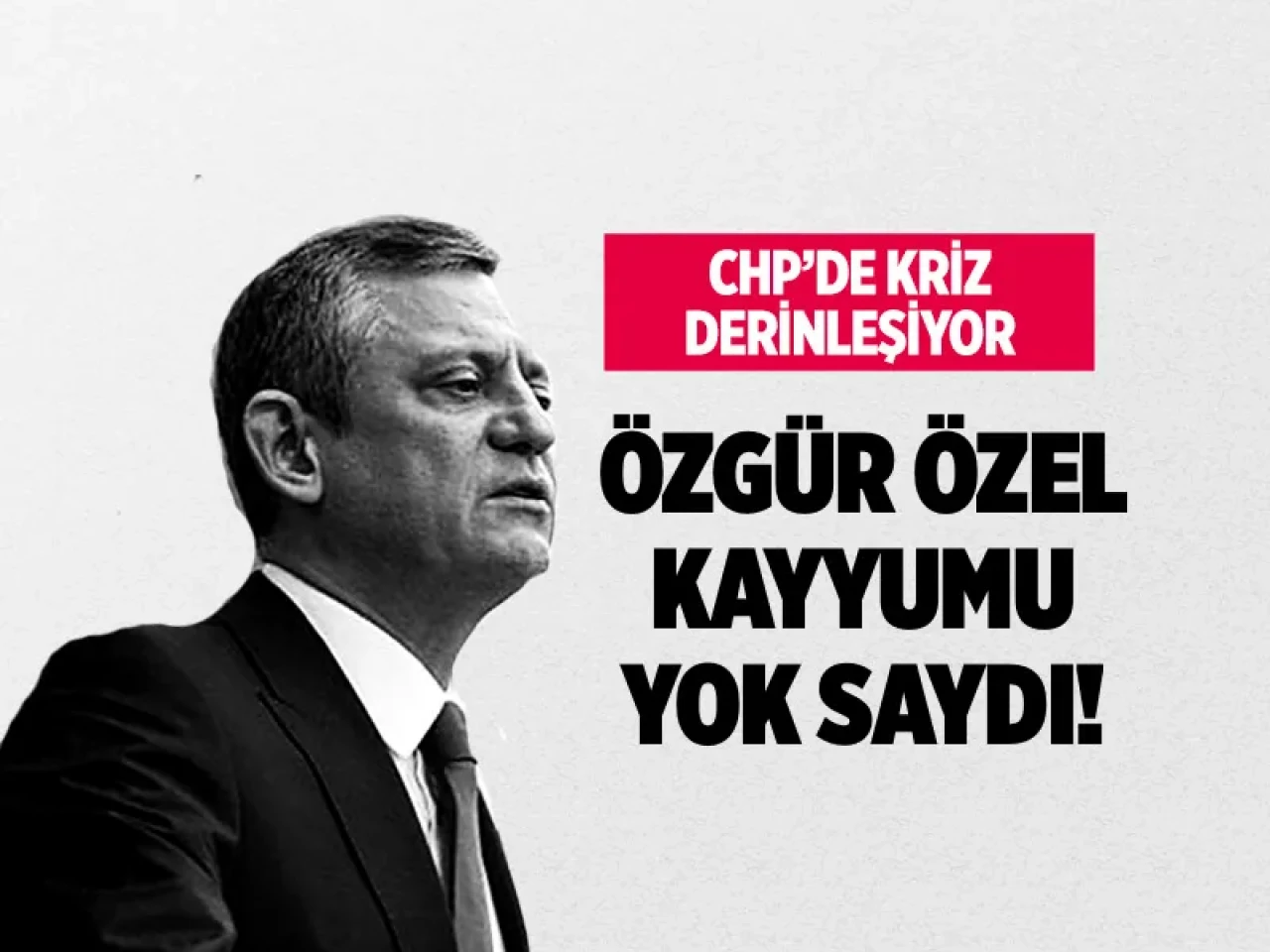 CHP'de kriz derinleşiyor! Özgür Özel'den Gürsel Tekin kararı