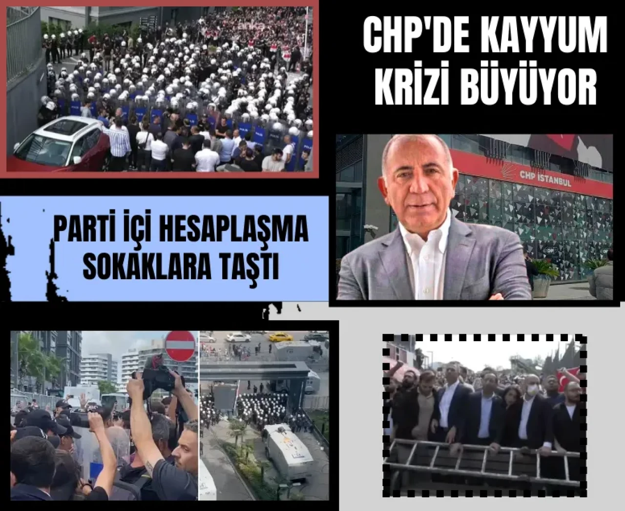 CHP'de kayyum krizi büyüyor: Parti içi hesaplaşma sokaklara taştı