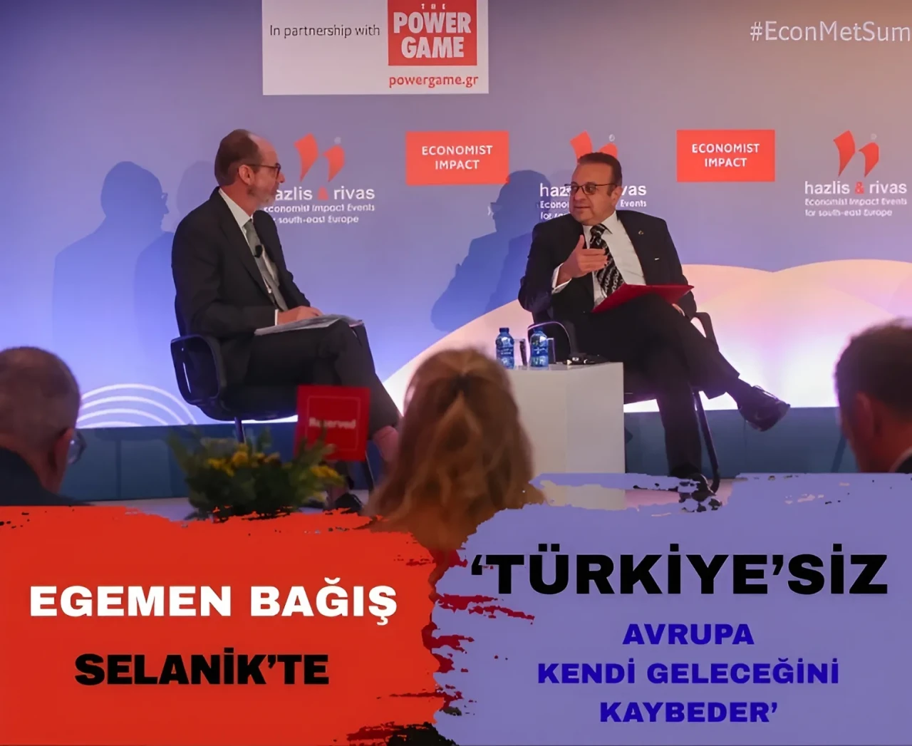 Eski AB Bakanı Egemen Bağış Selanik’te: 'Türkiye’siz Avrupa kendi geleceğini dışlar”