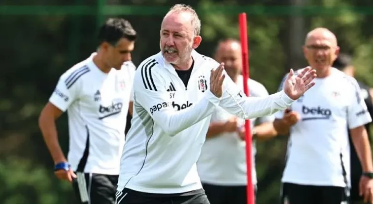 Beşiktaş’ta Başakşehir mesaisi: Sergen Yalçın’dan taktik çalışma!