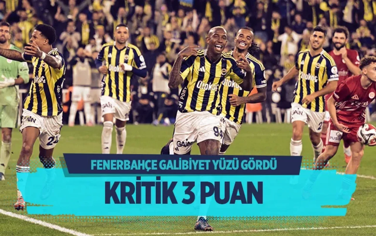 Fenerbahçe, Antalyaspor’u 2-0’la geçti: Zirve yarışında kritik 3 puan