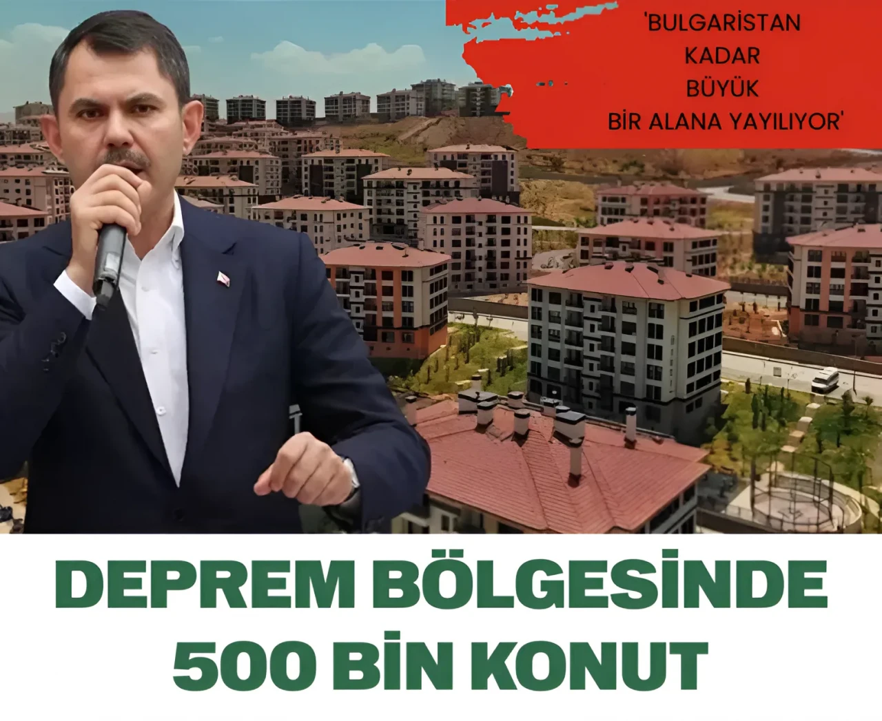 Deprem bölgesinde 500 bin konut: 'Bulgaristan kadar büyük bir alana yayılıyor'