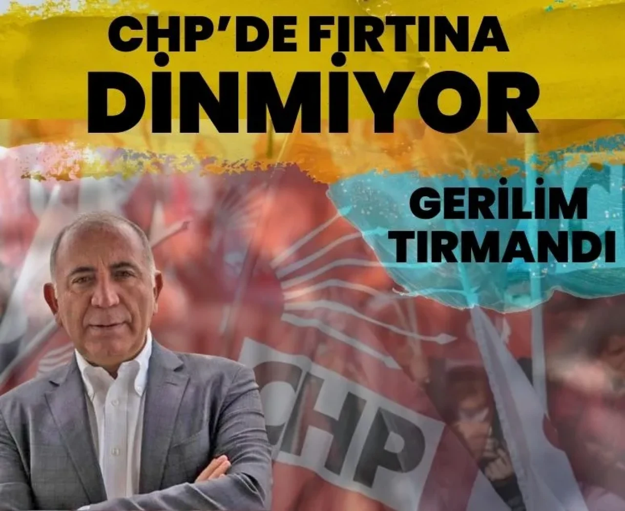 CHP’de huzursuzluk sokağa taştı: Gürsel Tekin Taksim’de konuştu!