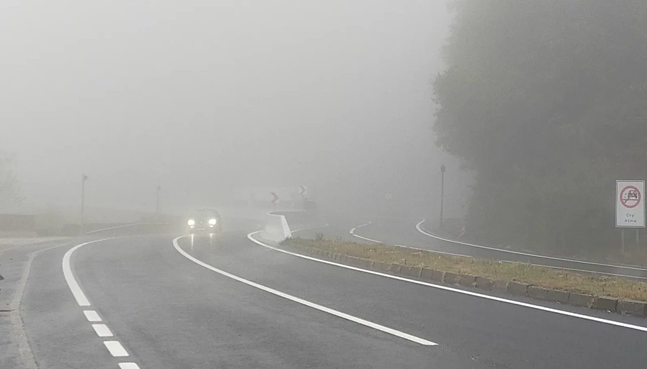 Yolda olanlar dikkat! Bolu’da yoğun sis var