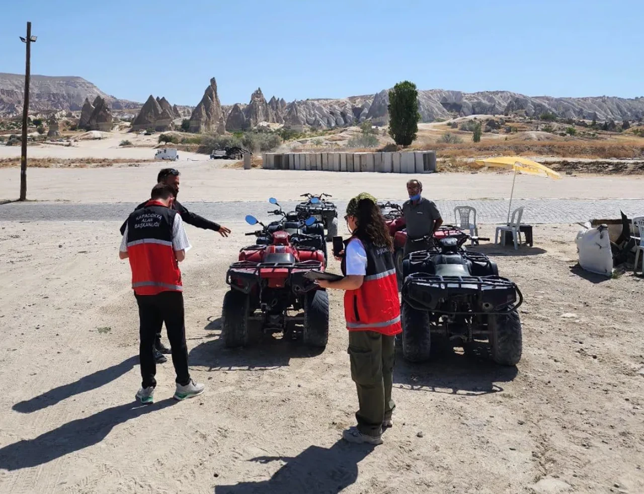 Kapadokya’da kaçak ATV denetimi: Doğaya zarar veren firmalara ağır ceza