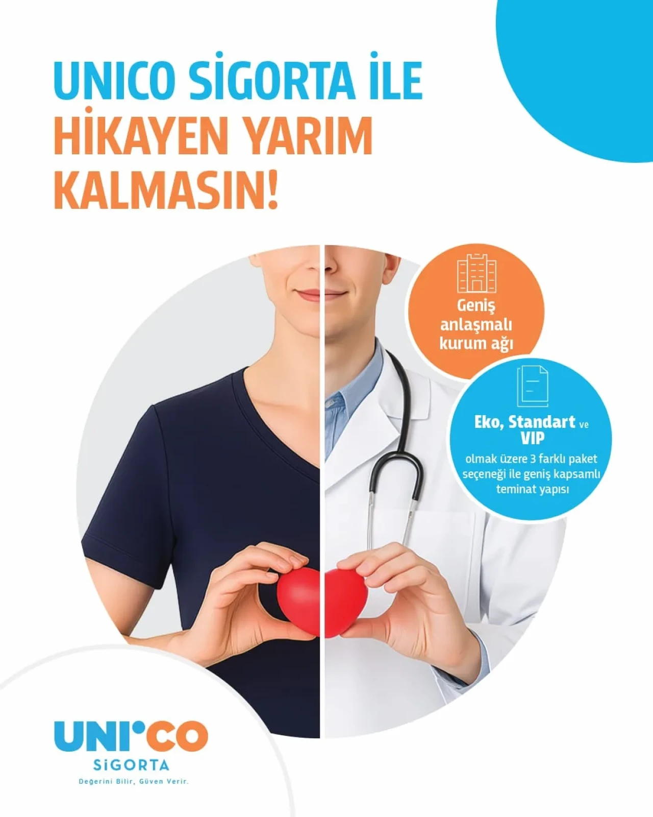 Unico Sigorta’dan sağlıkta yeni dönem: 'Hikâyen yarım kalmasın'