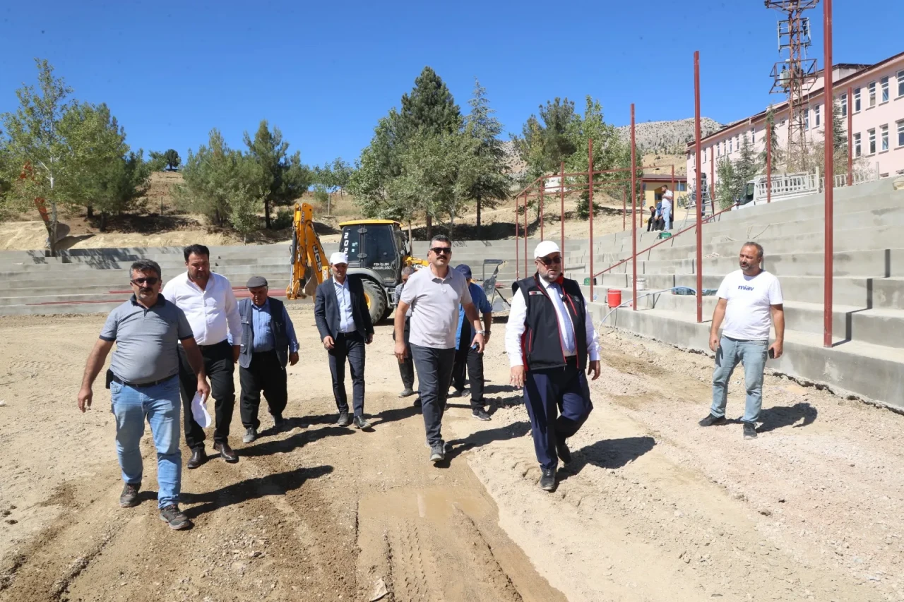 Baydemirli güreş sahası 12 Ekim’e hazır: Ata sporu için modern tesis geliyor