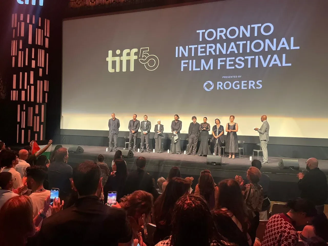 TRT ortak yapımı Palestine 36, Toronto'da tarihe geçti: 15 dakika ayakta alkışlandı