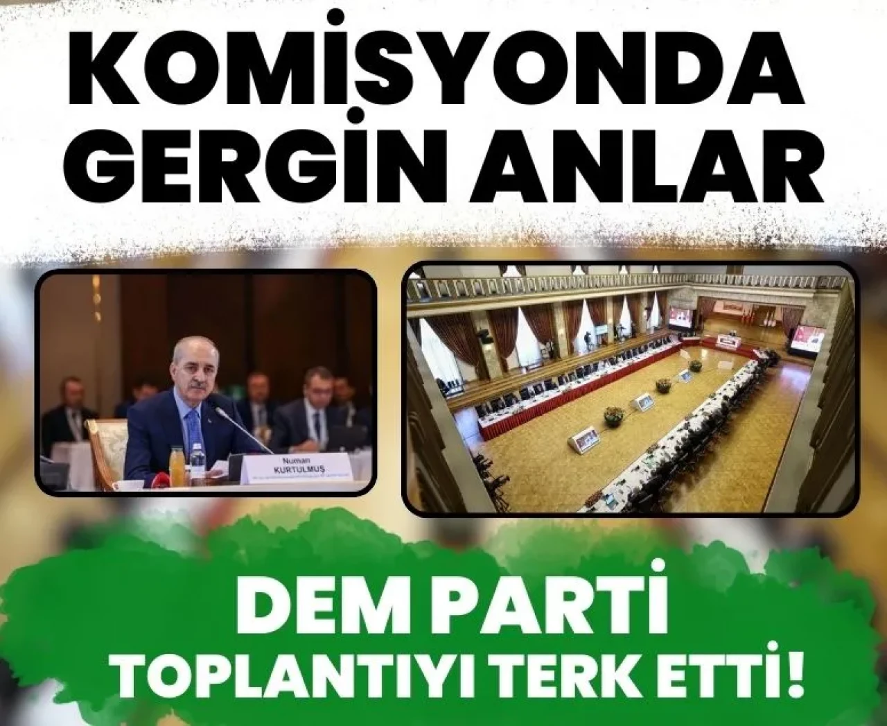 TBMM’de komisyon gerginliği: DEM Parti toplantıyı yarıda bıraktı