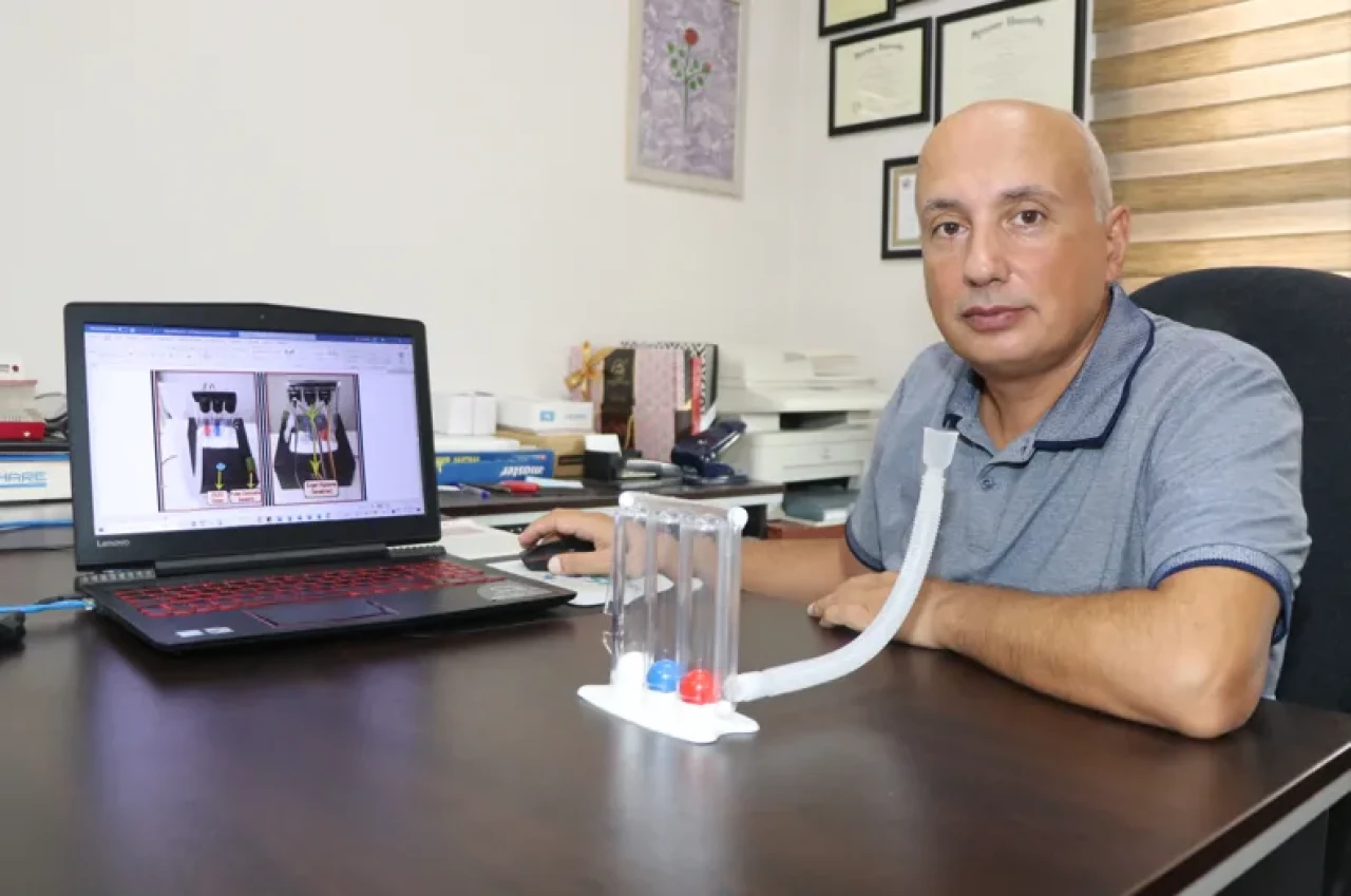 Kovid döneminde başladı, dijital solunum egzersiz cihazı geliştirdi