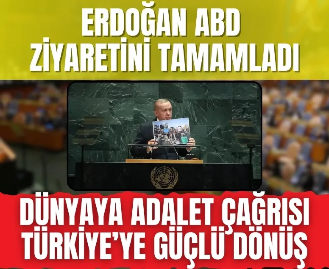 Erdoğan ABD ziyaretini tamamladı: BM Genel Kurulu'nun ardından Türkiye'ye döndü!